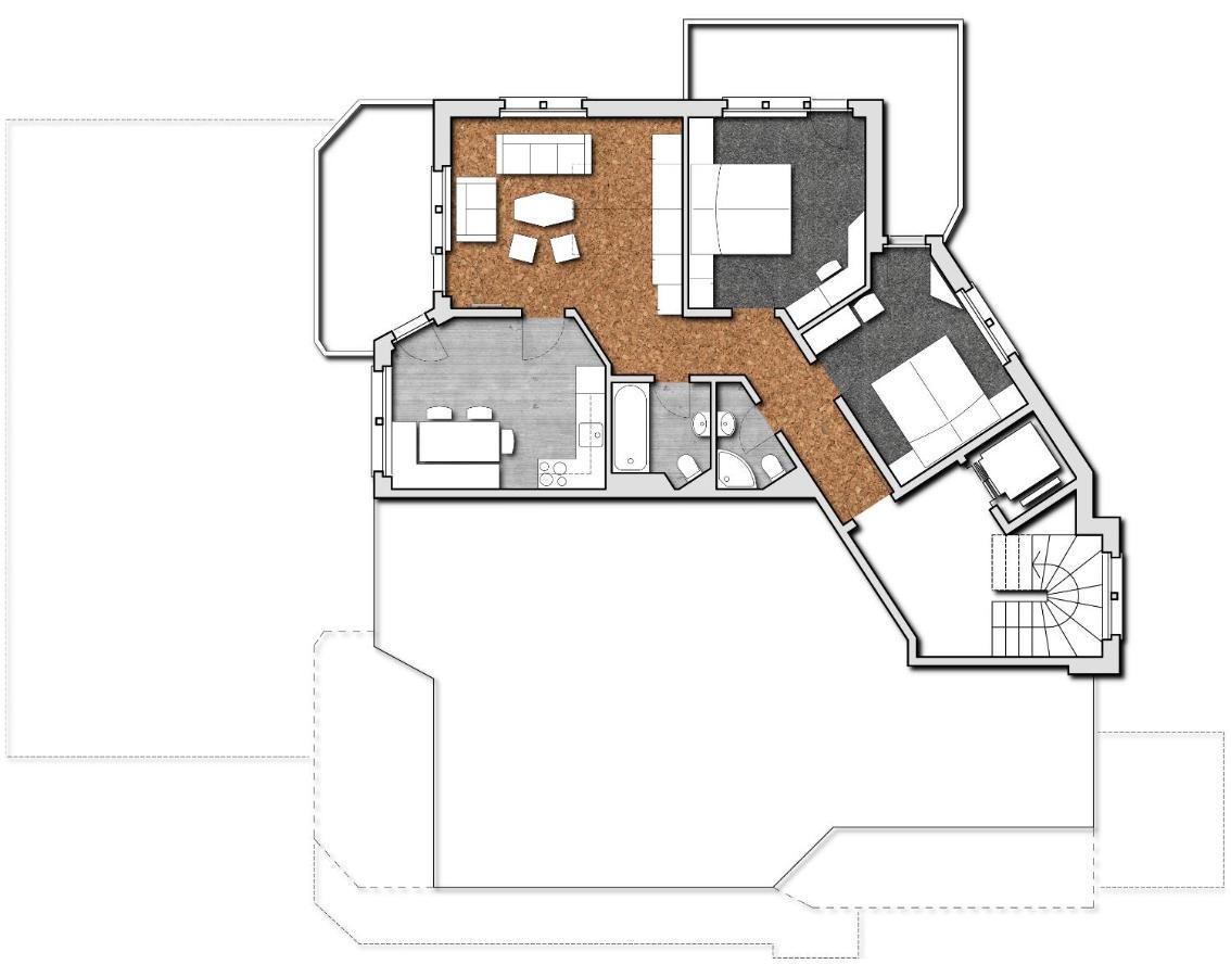 Bergfreude Apartment Saas-Fee Luaran gambar